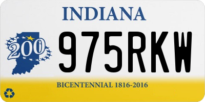 IN license plate 975RKW