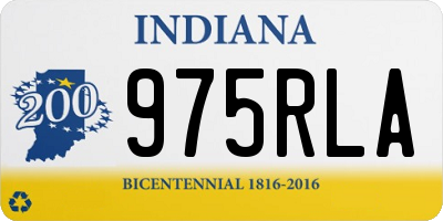 IN license plate 975RLA