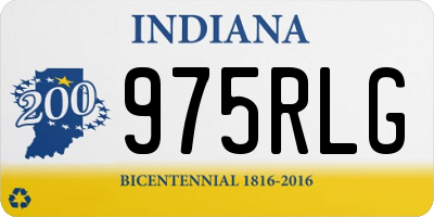 IN license plate 975RLG