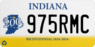 IN license plate 975RMC