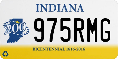 IN license plate 975RMG