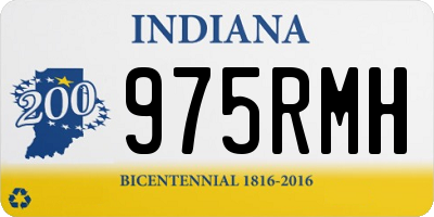 IN license plate 975RMH