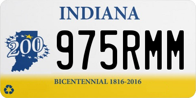 IN license plate 975RMM