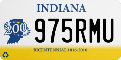 IN license plate 975RMU