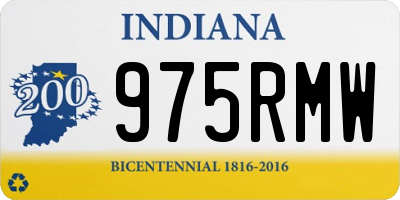 IN license plate 975RMW