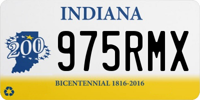 IN license plate 975RMX