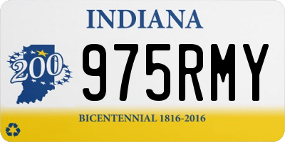 IN license plate 975RMY