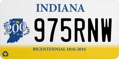 IN license plate 975RNW