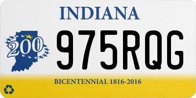 IN license plate 975RQG