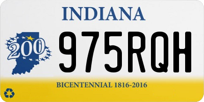 IN license plate 975RQH