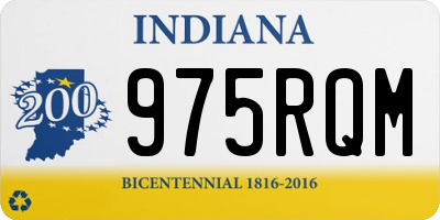 IN license plate 975RQM