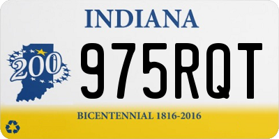 IN license plate 975RQT