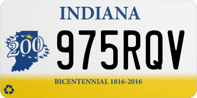 IN license plate 975RQV