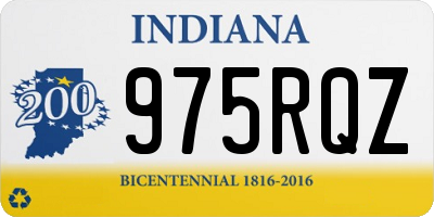 IN license plate 975RQZ