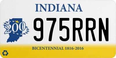 IN license plate 975RRN