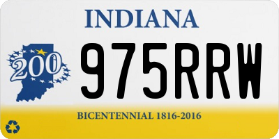 IN license plate 975RRW