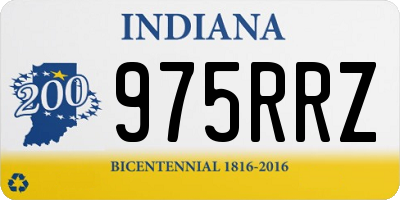 IN license plate 975RRZ