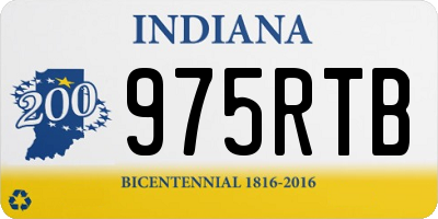 IN license plate 975RTB