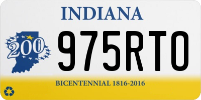 IN license plate 975RTO