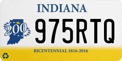IN license plate 975RTQ