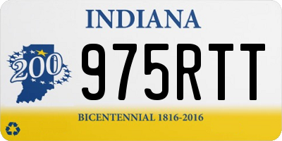 IN license plate 975RTT