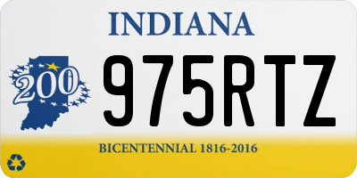 IN license plate 975RTZ