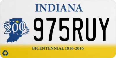 IN license plate 975RUY