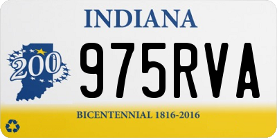 IN license plate 975RVA