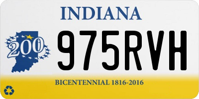 IN license plate 975RVH