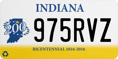 IN license plate 975RVZ