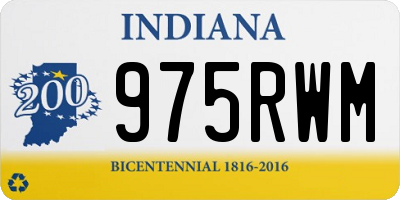 IN license plate 975RWM