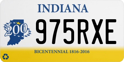 IN license plate 975RXE