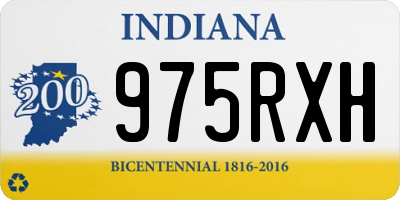 IN license plate 975RXH