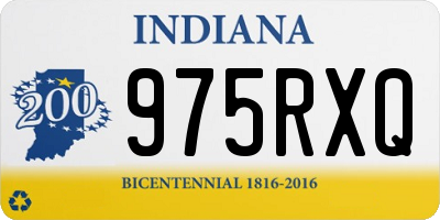 IN license plate 975RXQ