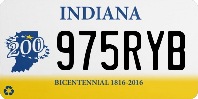 IN license plate 975RYB