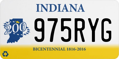 IN license plate 975RYG