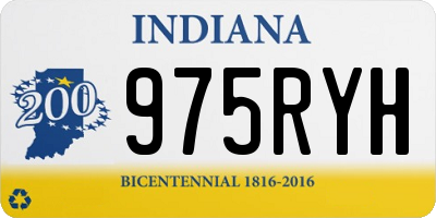 IN license plate 975RYH