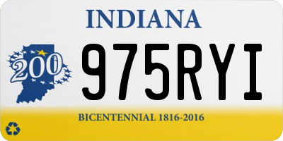 IN license plate 975RYI
