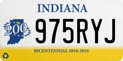 IN license plate 975RYJ