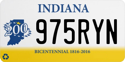 IN license plate 975RYN