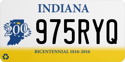 IN license plate 975RYQ