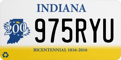 IN license plate 975RYU