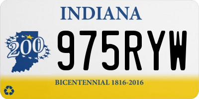 IN license plate 975RYW