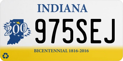 IN license plate 975SEJ