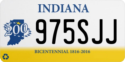 IN license plate 975SJJ