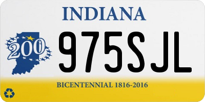 IN license plate 975SJL