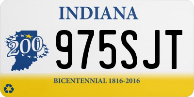 IN license plate 975SJT