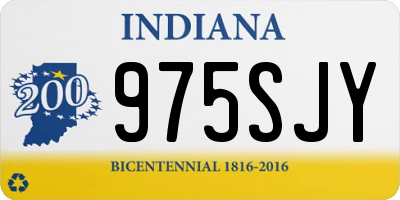 IN license plate 975SJY