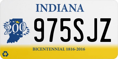IN license plate 975SJZ