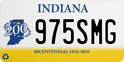 IN license plate 975SMG